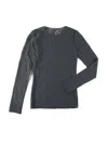 Hanky Panky Signature Lace Long Sleeve Top In Gray