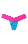 Hanky Panky Signature Lace Low Rise Thong In Pink