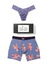 Hanky Panky Signature Lace® Low Rise Thong And Saxx Super Soft Vibe Boxer Brief