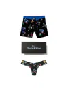 Hanky Panky Signature Lace® Low Rise Thong And Saxx Super Soft Vibe Boxer Brief In Multi