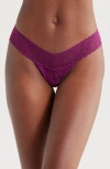 Hanky Panky Signature Lace Low Rise Thong In Bloom