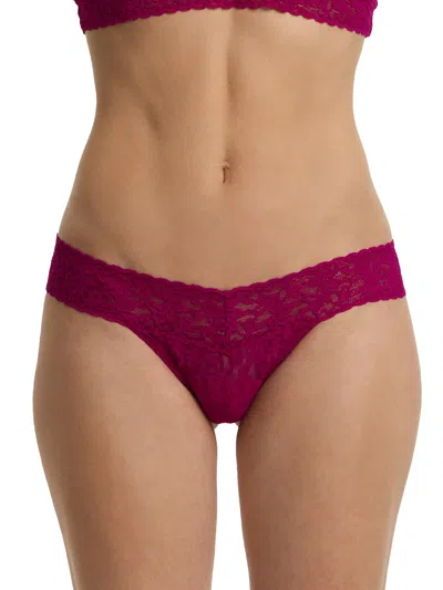 Hanky Panky Signature Lace® Low Rise Thong In Brown