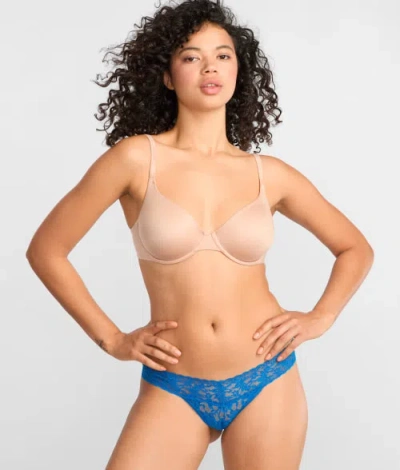 Hanky Panky Signature Lace Low Rise Thong In Deep Dive