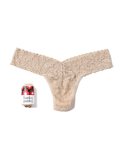 HANKY PANKY SIGNATURE LACE LOW RISE THONG FORTUNE COOKIE