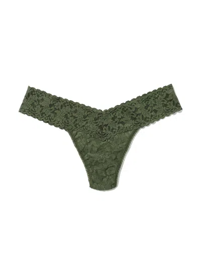 Hanky Panky Signature Lace® Low Rise Thong In Gray