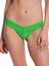 Hanky Panky Signature Low Rise Thongs In Green