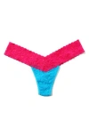 Hanky Panky Signature Lace Low Rise Thong In Multi