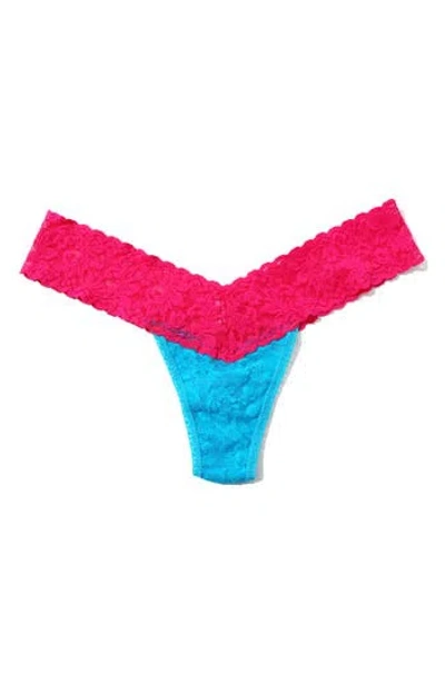 Hanky Panky Signature Lace Low Rise Thong In Multi