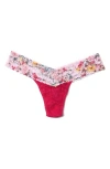 Hanky Panky Signature Lace Low Rise Thong In Multi