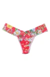 Hanky Panky Signature Lace Low Rise Thong In Multi