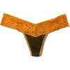 Hanky Panky Signature Lace Low Rise Thong In Orange
