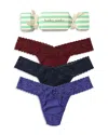 Hanky Panky Signature Lace Low Rise Thong, Pack Of 3