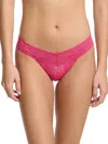 Hanky Panky Signature Lace® Low Rise Thong In Pink