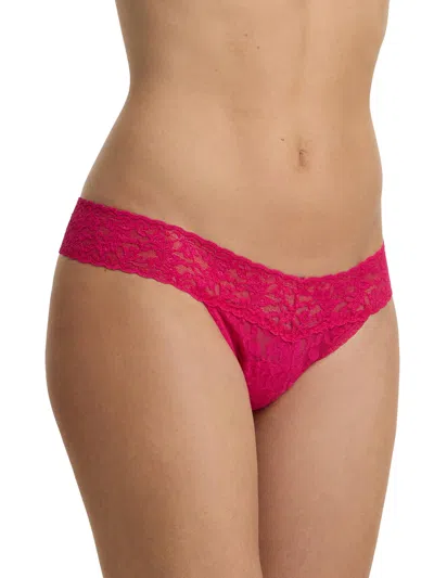 Hanky Panky Signature Lace® Low Rise Thong In Pink