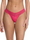 Hanky Panky Signature Lace Low Rise Thong In Pink