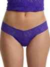 Hanky Panky Signature Lace® Low Rise Thong In Purple