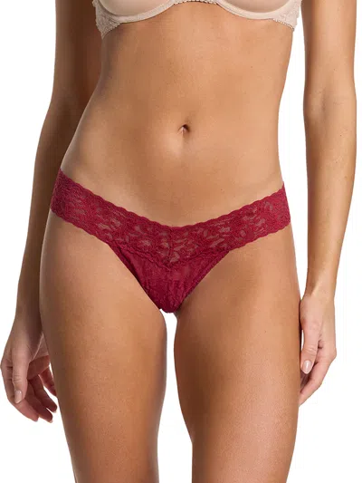 Hanky Panky Signature Lace® Low Rise Thong In Red
