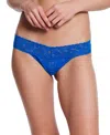 Hanky Panky Signature Low Rise Thongs In Deep Dive Blue