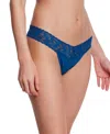 Hanky Panky Signature Lace Original Rise Thong Underwear In Riviera