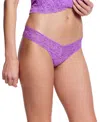 Hanky Panky Signature Lace Original Rise Thong Candied Violet Purple Sale In Violet Haze Purple