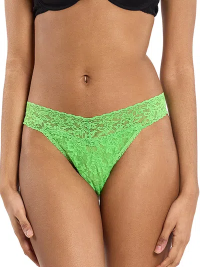 Hanky Panky Signature Lace® Original Rise Thong In Green