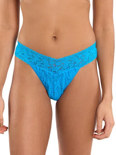 Hanky Panky Signature Lace® Original Rise Thong In Blue