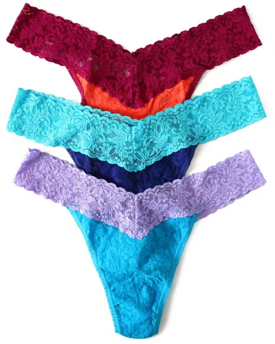 hanky-panky-signature-lace-original-rise-thong-3-pack-in-blue-modesens