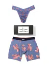 Hanky Panky Signature Lace® Original Rise Thong And Saxx Super Soft Vibe Boxer Brief