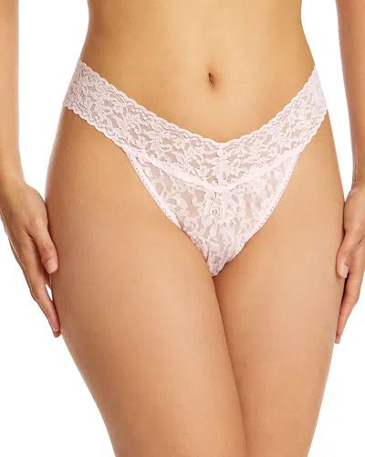 HANKY PANKY SIGNATURE LACE ORIGINAL RISE THONG,4811