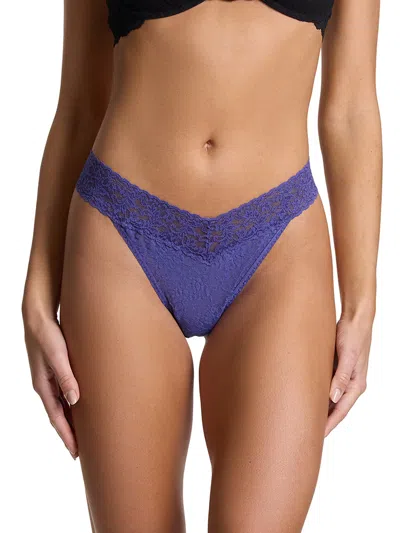 Hanky Panky Signature Lace® Original Rise Thong In Blue