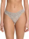 Hanky Panky Signature Lace Original Rise Thong 3 Pack In Grey