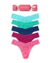 Hanky Panky Holiday Cracker Assorted 5-pack Low Rise Thongs