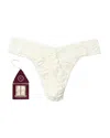 Hanky Panky Signature Lace Original Rise Thong Pack In White
