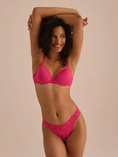 Hanky Panky Signature Lace® Original Rise Thong In Pink