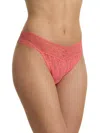 Hanky Panky Signature Lace® Original Rise Thong In Pink