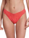 Hanky Panky Daily Lace V-kini In Pink