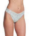 Hanky Panky Signature Lace Original Rise Thong In Low Tide