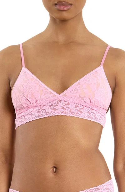 Hanky Panky Signature Lace Padded Bralette In Pink