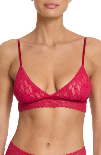 Hanky Panky Signature Lace Padded Bralette In Pink