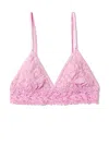 Hanky Panky Signature Lace® Padded Triangle Bralette In Pink