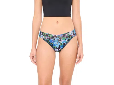 Hanky Panky Printed Signature Lace Original Rise Thong In Multi