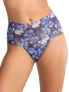 Hanky Panky Signature Lace Printed Retro Thong In Nightfall