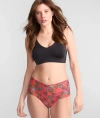 Hanky Panky Signature Lace Printed Retro Thong In Wonderland Blooms