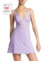Hanky Panky Retro Plunge Chemise Wisteria Purple