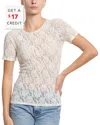 Hanky Panky Signature Short Sleeve Lace Top