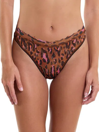 Hanky Panky Signature Lace V-front High Cut Thong In Multicolor