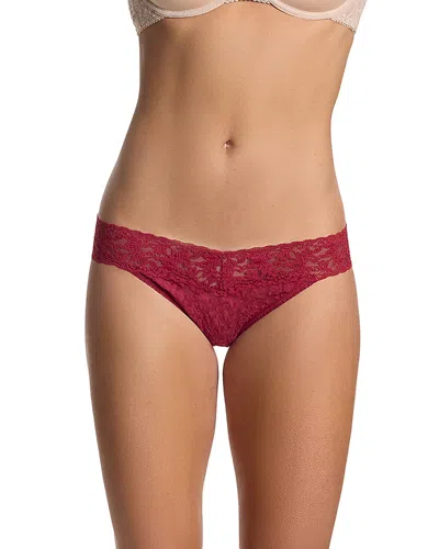 Hanky Panky Signature Lace V-kini In Red