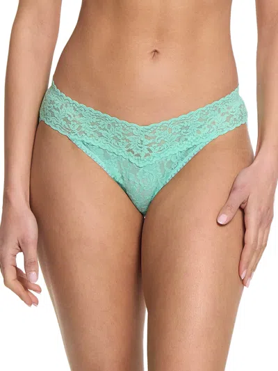 Hanky Panky Signature Lace V-kini In Green