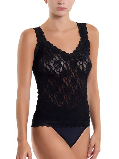 Hanky Panky Signature Lace V Neck Unlined Cami In Black