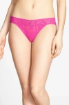 Hanky Panky Signature Lace Vikini In Pink